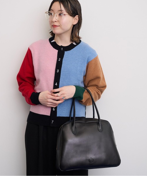 I am I in fact...(アイアムアイインファクト)の「_MOSS BOSTON BAG <Large>(ボストンバッグ・レディース・ブラック・FREE)」の8枚目の写真