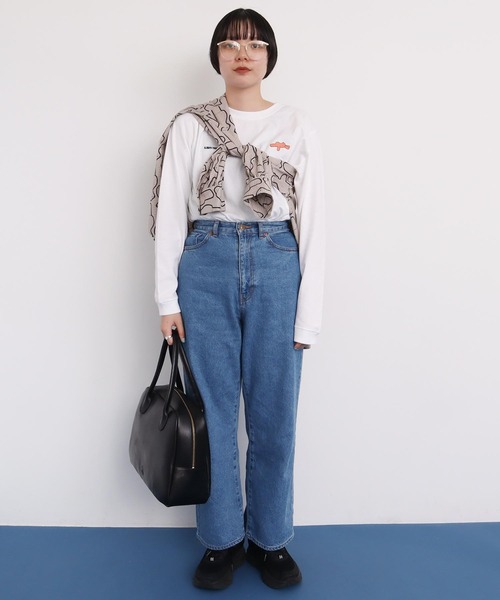 I am I in fact...(アイアムアイインファクト)の「_MOSS BOSTON BAG <Large>(ボストンバッグ・レディース・ブラック・FREE)」の6枚目の写真