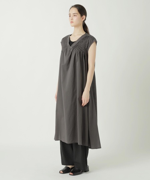 ZUCCa(ズッカ)の「COTTON LAWN / S(ワンピース・レディース・ダークグレー/ホワイト/ライトグリーン・M size)」の10枚目の写真