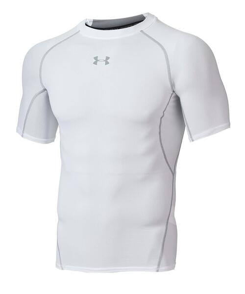 UNDER ARMOUR(アンダーアーマー)の「UAヒートギアアーマー ショートスリーブ シャツ(トレーニング/メンズ)(Tシャツ/カットソー・メンズ・グレー系その他・S/2XL/3XL/L/M/XL)」の1枚目の写真