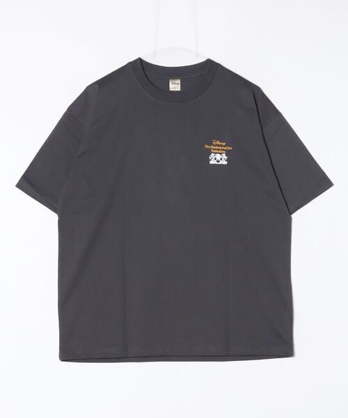 Disney(ディズニー)の「【DISNEY/ディズニー】ミッキーマウス サガラ刺繍半袖Tシャツ/ユニセックス(Tシャツ/カットソー・メンズ・スミクロ/サックスブルー/グレイッシュベージュ/オフホワイト・LARGE/MEDIUM)」の7枚目の写真