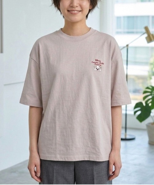Disney(ディズニー)の「【DISNEY/ディズニー】ミッキーマウス サガラ刺繍半袖Tシャツ/ユニセックス(Tシャツ/カットソー・メンズ・スミクロ/サックスブルー/グレイッシュベージュ/オフホワイト・LARGE/MEDIUM)」の22枚目の写真