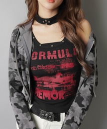 SPINNS | 【セットアイテム】チョーカー付きタンクトップ/平成ギャル(タンクトップ)