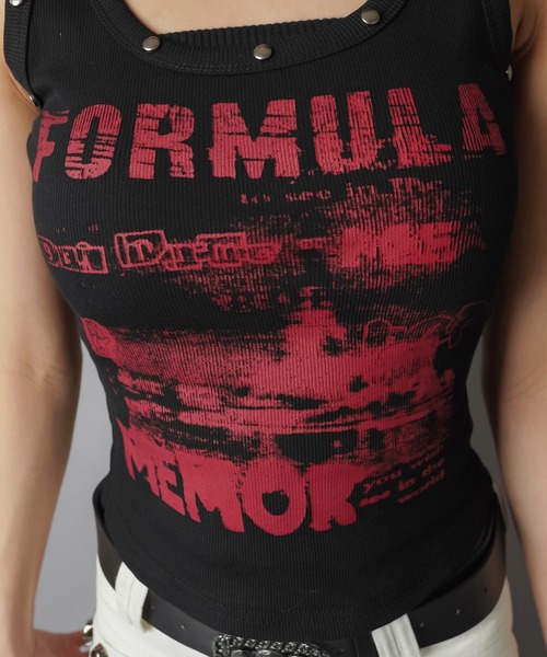 SPINNS（スピンズ）の「【セットアイテム】チョーカー付きタンクトップ/平成ギャル（タンクトップ・レディース・ブラック/ピンク/ホワイト/イエロー・ONESIZE）」の14枚目の写真