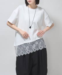 レースドッキングTシャツ