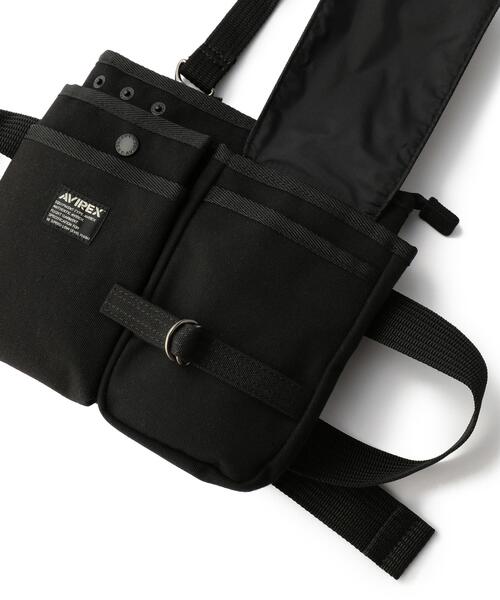 AVIREX(アヴィレックス)の「EAGLE POLYESTER WAIST BAG / AVX342L(ショルダーバッグ・レディース・ベージュ/カーキ・F)」の12枚目の写真