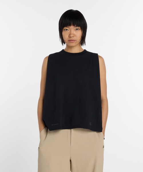 NB GREY スリーブレストップ（Tシャツ&frasl;カットソー）｜New Balance
