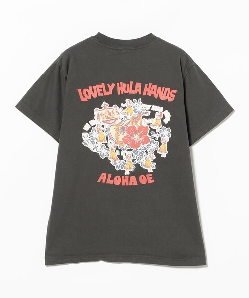 BEAMS BOY(ビームスボーイ)の「SUN SURF / PRINT T-SHIRTS “LOVELY HULA HANDS”(Tシャツ/カットソー・レディース・ブラック/イエロー・SMALL)」の10枚目の写真