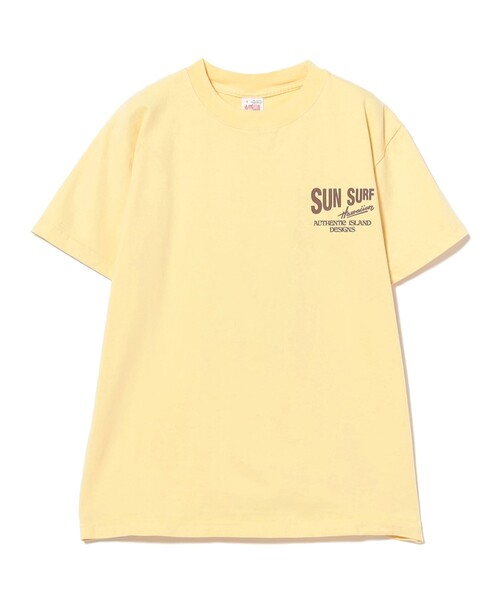 BEAMS BOY(ビームスボーイ)の「SUN SURF / PRINT T-SHIRTS “LOVELY HULA HANDS”(Tシャツ/カットソー・レディース・ブラック/イエロー・SMALL)」の8枚目の写真