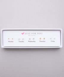 SZT:5daysピアス Monday to Friday 5個セットピアス BOX付