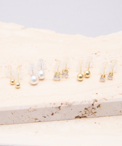 SHIZUTA(シズタ)の「SZT:5daysピアス Monday to Friday 5個セットピアス BOX付(ピアス(両耳用)・レディース・ゴールド系その他・FREE)」の7枚目の写真
