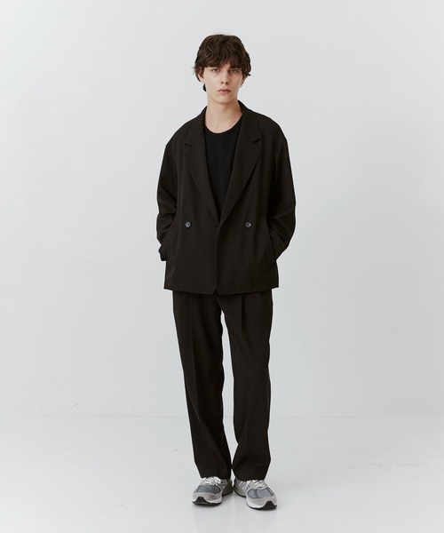 セットアップ販売】AQUA WOOLカルゼダブルセットアップ オールシーズン