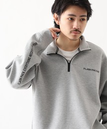 FLASH PACKER（フラッシュパッカー）の「エアテンション®ダンボールニット ハーフジップ（スウェット）」