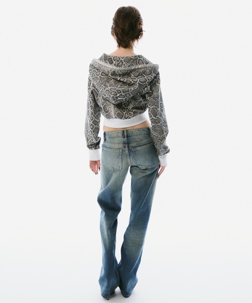 BLONDEY(ブロンディ)の「CROPPED ZIP HOODIE(パーカー・レディース・パイソン/カモフラージュ・FREE)」の17枚目の写真