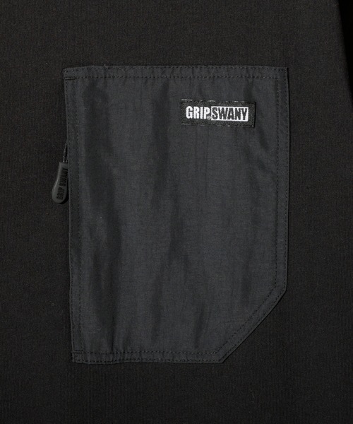GRIP SWANY(グリップスワニー)の「【GSMCT-123】 GEAR POCKET TEE(Tシャツ/カットソー・メンズ・ホワイト/ブラック・XL/L)」の4枚目の写真