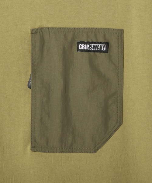 GRIP SWANY(グリップスワニー)の「【GSMCT-123】 GEAR POCKET TEE(Tシャツ/カットソー・メンズ・ホワイト/ブラック・XL/L)」の6枚目の写真