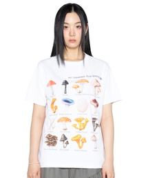 GLACK（グラック）の「GZT004 マッシュルームトリップTシャツ (ホワイト)（Tシャツ/カットソー）」