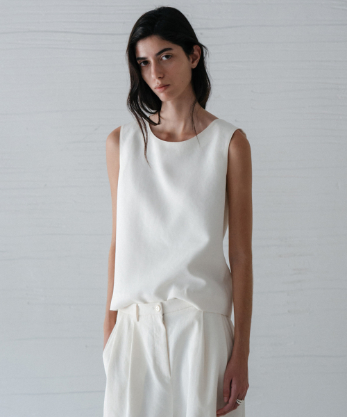 BLANKROOM HER(ブランクルームウーマン)の「リニアスリーブレストップ_ECRU(Tシャツ/カットソー・レディース・その他・0/1)」の3枚目の写真