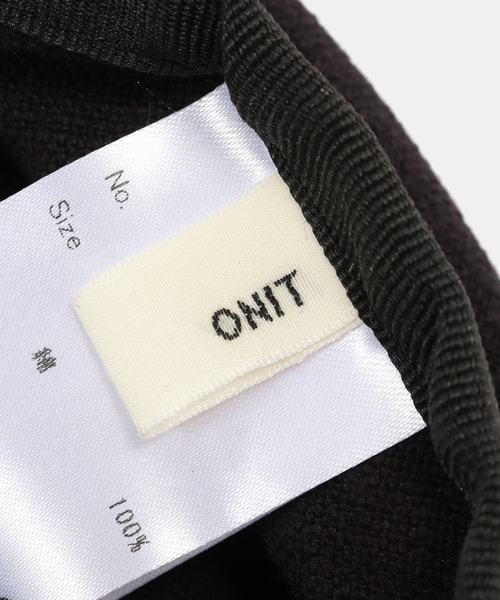 IENA(イエナ)の「ONIT/オニット ベレーボウ 26SS-ON-255(ハンチング/ベレー帽・レディース・ブラック/ホワイト・FREE)」の9枚目の写真