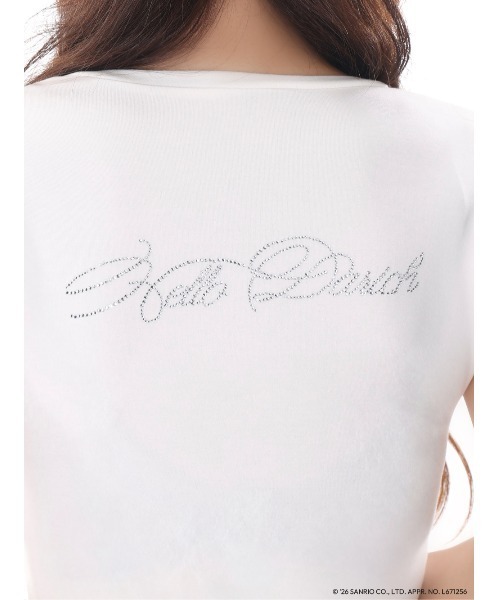 Darich(ダーリッチ)の「Hello DarichコンパクトTシャツ(Tシャツ/カットソー・レディース・ホワイト/ブラック・FREE)」の17枚目の写真