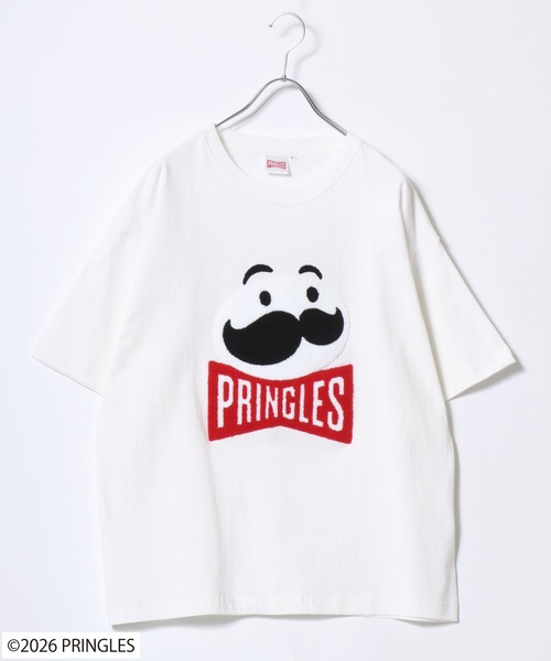 MARUKAWA(マルカワ)の「2026SS PRINGLES/プリングルズ オーバーサイズ フロントサガラ刺繍 バックプリント Tシャツレディース メンズ(Tシャツ/カットソー・レディース・ホワイト系その他/グリーン/グレー系その他/レッド/ホワイト/イエロー/チャコール・M/L)」の12枚目の写真