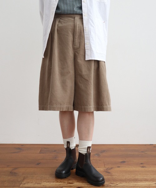 PAR ICI(パーリッシィ)の「16Wコーデュロイ グルカハーフパンツ(セットアップ対応)(その他パンツ・レディース・オレンジ/チャコールグレー/ベージュ・FREE)」の3枚目の写真