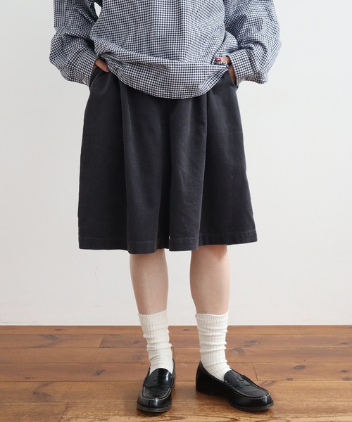 PAR ICI(パーリッシィ)の「16Wコーデュロイ グルカハーフパンツ(セットアップ対応)(その他パンツ・レディース・オレンジ/チャコールグレー/ベージュ・FREE)」の2枚目の写真