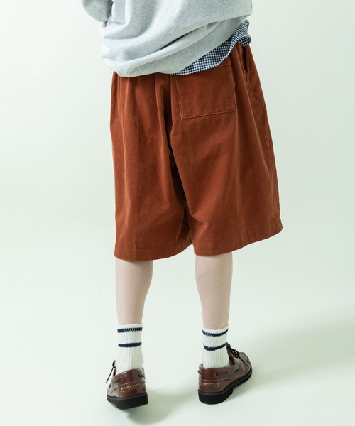 PAR ICI(パーリッシィ)の「16Wコーデュロイ グルカハーフパンツ(セットアップ対応)(その他パンツ・レディース・オレンジ/チャコールグレー/ベージュ・FREE)」の6枚目の写真