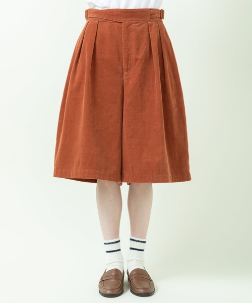 PAR ICI(パーリッシィ)の「16Wコーデュロイ グルカハーフパンツ(セットアップ対応)(その他パンツ・レディース・オレンジ/チャコールグレー/ベージュ・FREE)」の21枚目の写真