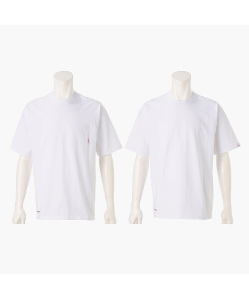 BRIEFING(ブリーフィング)の「BRIEFING×GOAT S/S 2PACK TEE(Tシャツ/カットソー・メンズ・ブラウン/ホワイト/ブラック・L/M/S/XL)」の12枚目の写真