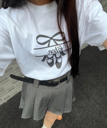 バレエガーリー半袖Tシャツ