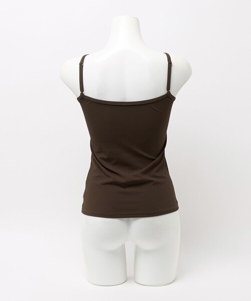 TAARA clothing(タアラクロージング)の「<TAARA>スウィム キャミ(水着・レディース・ブラウン系/ブラック・FREE)」の4枚目の写真