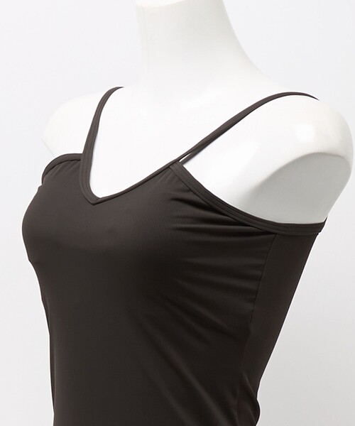 TAARA clothing(タアラクロージング)の「<TAARA>スウィム キャミ(水着・レディース・ブラウン系/ブラック・FREE)」の10枚目の写真