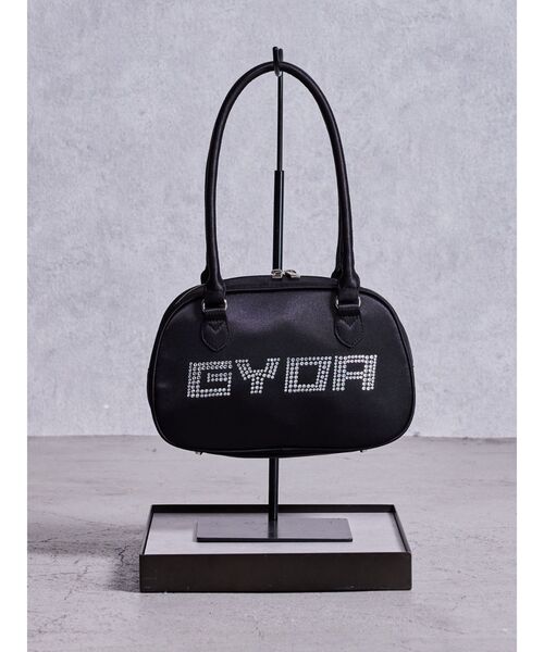 GYDA(ジェイダ)の「GYDA bijou miniボストンBAG(ボストンバッグ・レディース・ブラック/オフホワイト/ピンク・FREE)」の2枚目の写真