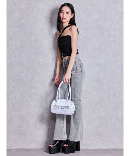 GYDA(ジェイダ)の「GYDA bijou miniボストンBAG(ボストンバッグ・レディース・ブラック/オフホワイト/ピンク・FREE)」の10枚目の写真