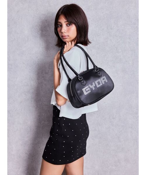 GYDA(ジェイダ)の「GYDA bijou miniボストンBAG(ボストンバッグ・レディース・ブラック/オフホワイト/ピンク・FREE)」の11枚目の写真