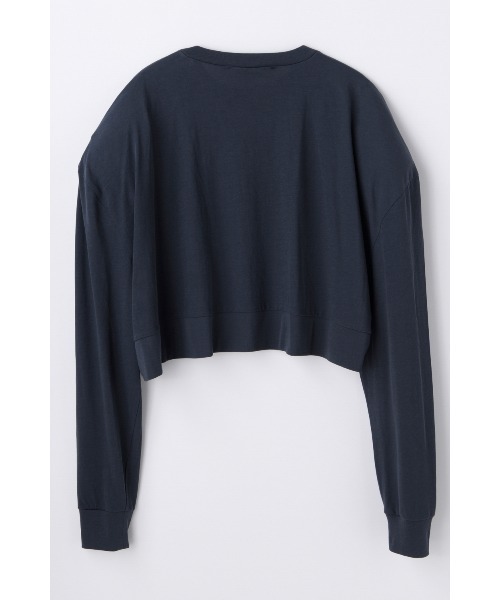 ENFOLD(エンフォルド)の「CUT-AND-SEW CARDIGAN(カーディガン/ボレロ・レディース・ブラック/ライトベージュ・38)」の12枚目の写真