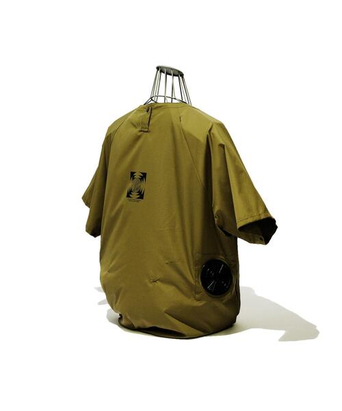 THE GOODLAND MARKET（ザグッドランドマーケット）の「KEIMEN×RICO Air Fan　Air fan T-shirts（Tシャツ/カットソー・メンズ・カーキ/ライトベージュ・LARGE/X-LARGE）」の20枚目の写真