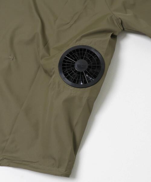 THE GOODLAND MARKET（ザグッドランドマーケット）の「KEIMEN×RICO Air Fan　Air fan T-shirts（Tシャツ/カットソー・メンズ・カーキ/ライトベージュ・LARGE/X-LARGE）」の4枚目の写真