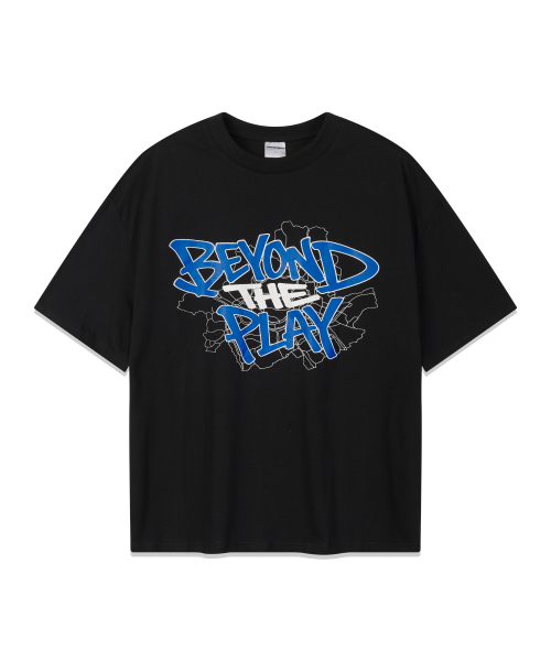 URBAN PLAYERS(アーバンプレイヤーズ)の「エスエイプリント半袖Tシャツ (2COLOR)(Tシャツ/カットソー・レディース・ブラック/ホワイト・MEDIUM/LARGE/X-LARGE)」の7枚目の写真