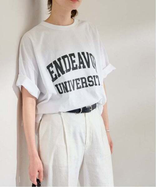 FRAMeWORK(フレームワーク)の「≪一部店舗+WEB限定 / 追加≫オーバーTEE 3(Tシャツ/カットソー・レディース・ホワイト/チャコールグレー/ブルー系その他/ライトグレー・FREE)」の21枚目の写真