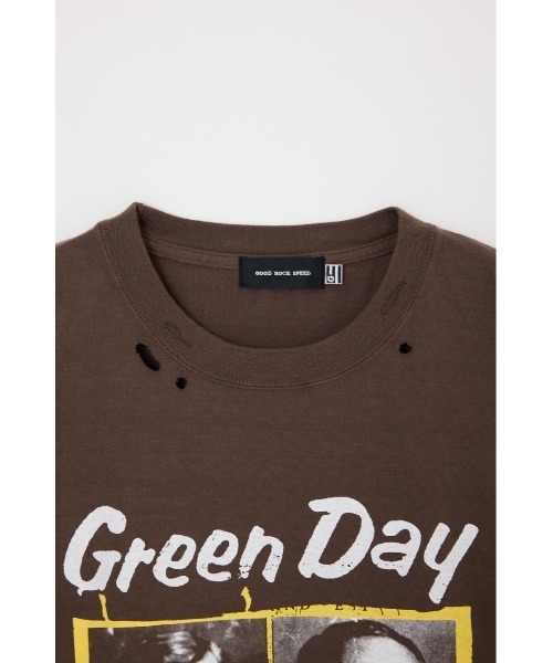 GOOD ROCK SPEED(グッドロックスピード)の「Green Day CRUSH Tシャツ(Tシャツ/カットソー・レディース・ブラウン・FREE)」の5枚目の写真