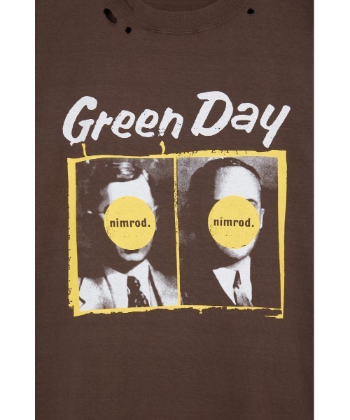 GOOD ROCK SPEED(グッドロックスピード)の「Green Day CRUSH Tシャツ(Tシャツ/カットソー・レディース・ブラウン・FREE)」の7枚目の写真
