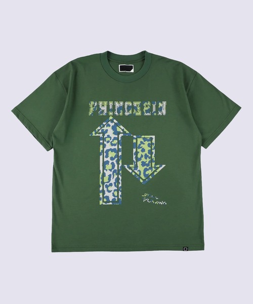 PHINGERIN(フィンガリン)の「【PHINGERIN】ARROW JERSEY T-SHIRT(Tシャツ/カットソー・メンズ・ベージュ/オリーブ/ブラック・M/L)」の1枚目の写真