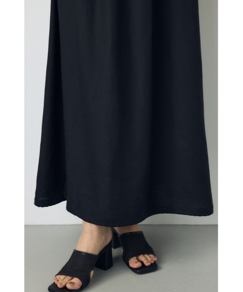 AZUL by moussy（アズールバイマウジー）の「【セットアップ対応】【身長/骨格別着用画像あり】リネンブレンドバルーンシルエットスカート（スカート・レディース・ブラック/ブラウン/ベージュ・MEDIUM/SMALL）」の21枚目の写真