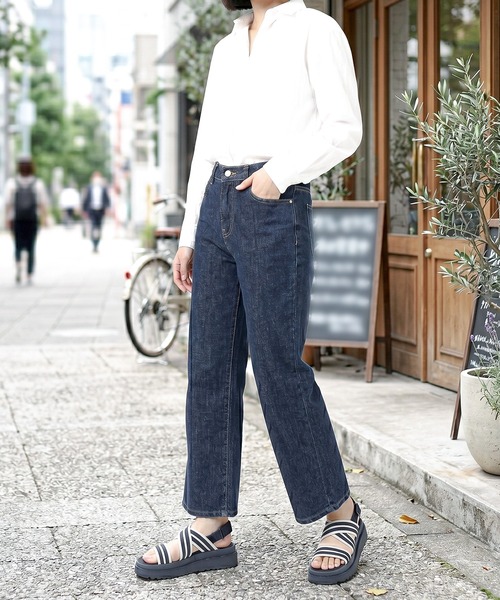 BETTY CLUB（ベティクラブ）の「【BALMORAL】バルモラル クロスニット 軽量 厚底ストラップサンダル（高反発クッション/スポサン）（サンダル・レディース・ネイビー/ブラック系その他・S/M/L/LL）」の8枚目の写真