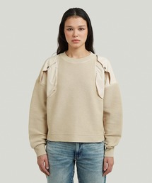 G-STAR | Mixed Media Sweater/異素材ミックスパネルデザインオーバーサイズスウェット/トレーナー(スウェット)