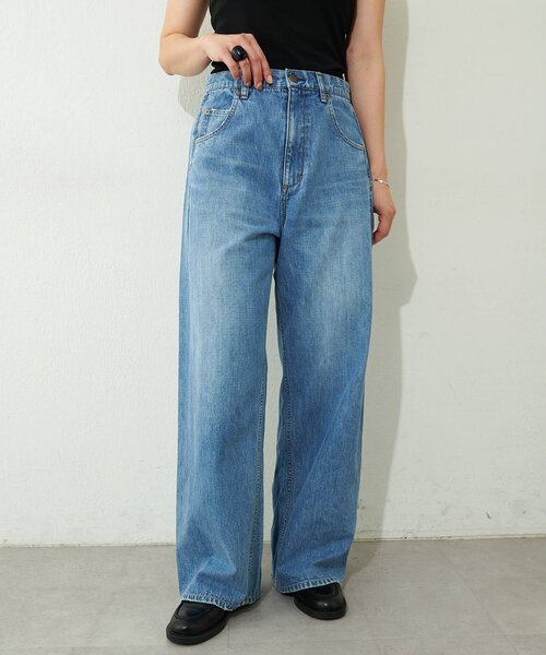 Whim Gazette(ウィムガゼット)の「【GEMINI】5ポケットデニムパンツ2(デニムパンツ・レディース・ブルー・36/38)」の2枚目の写真