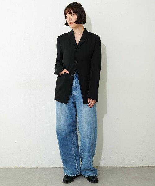Whim Gazette(ウィムガゼット)の「【GEMINI】5ポケットデニムパンツ2(デニムパンツ・レディース・ブルー・36/38)」の3枚目の写真