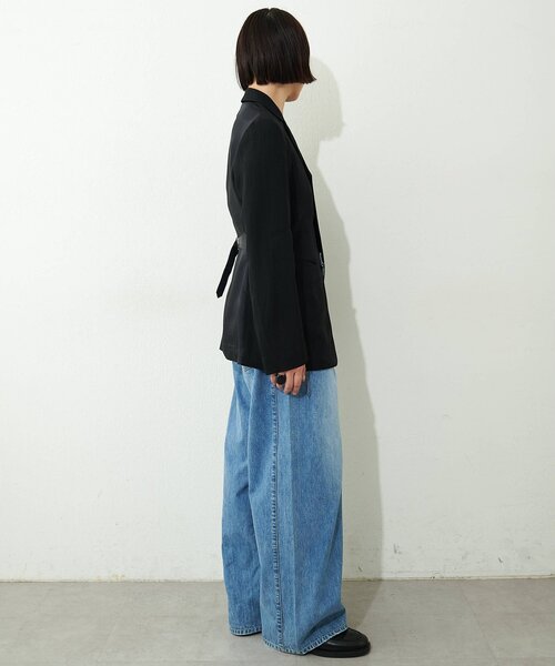 Whim Gazette(ウィムガゼット)の「【GEMINI】5ポケットデニムパンツ2(デニムパンツ・レディース・ブルー・36/38)」の6枚目の写真